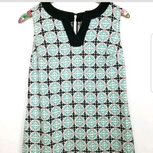 Talbots Spring Damask Shift Dress